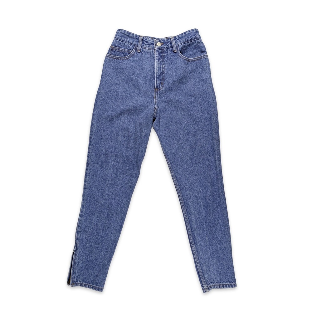 Vintage Guess High Rise Jeans Georges Marciano Design Ankle Zip Cotton USA Sz 28